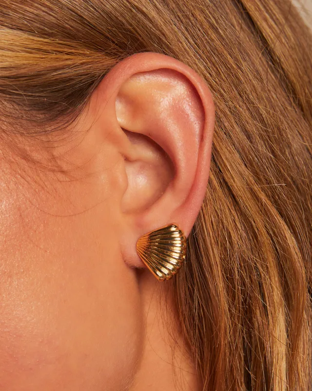 Shell Me About It Earrings sold by Vici