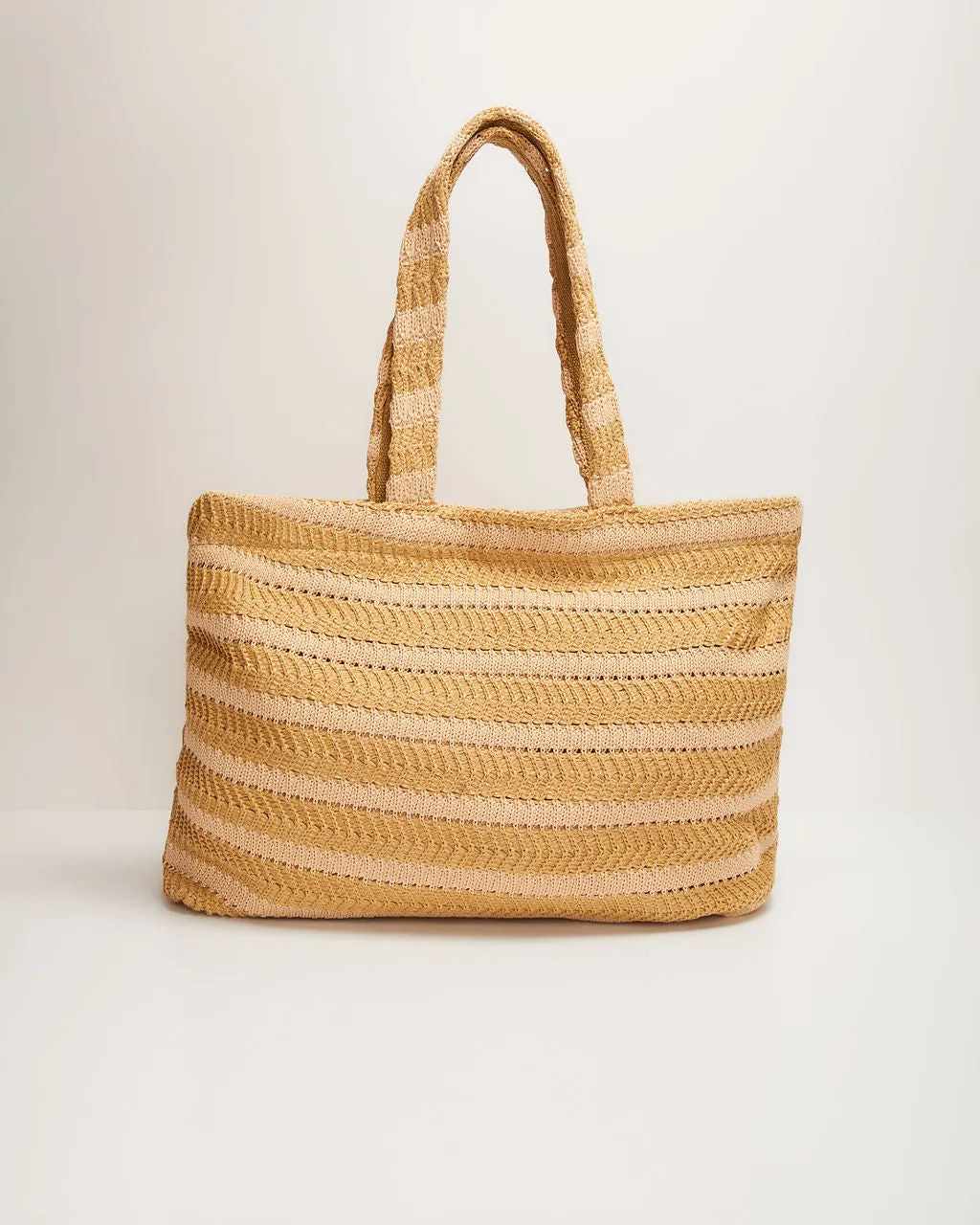 Vittoria Striped Straw Tote Bag sold by Vici product image thumbnail 2