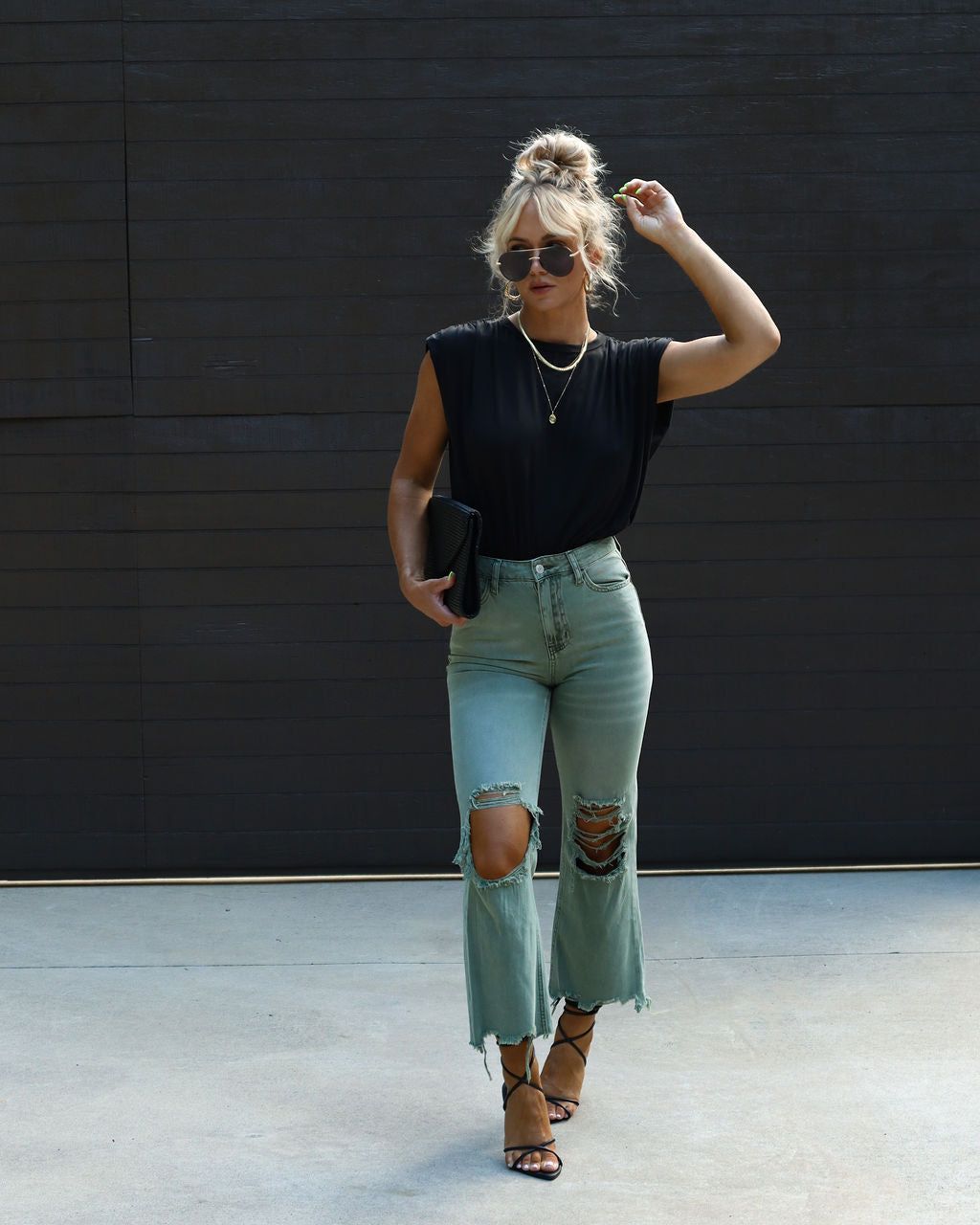 Romi Crew Neck Bodysuit sold by Vici product image thumbnail 3