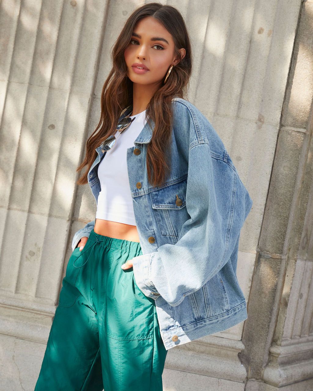 Kiki Knit Crop Top - White sold by Vici product image thumbnail 3