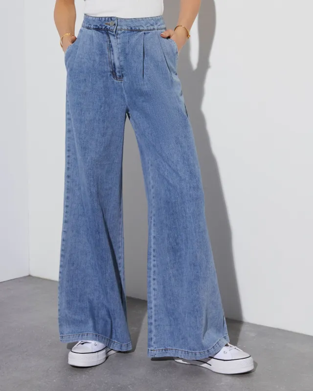 Leia Wide Leg Pants sold by Vici