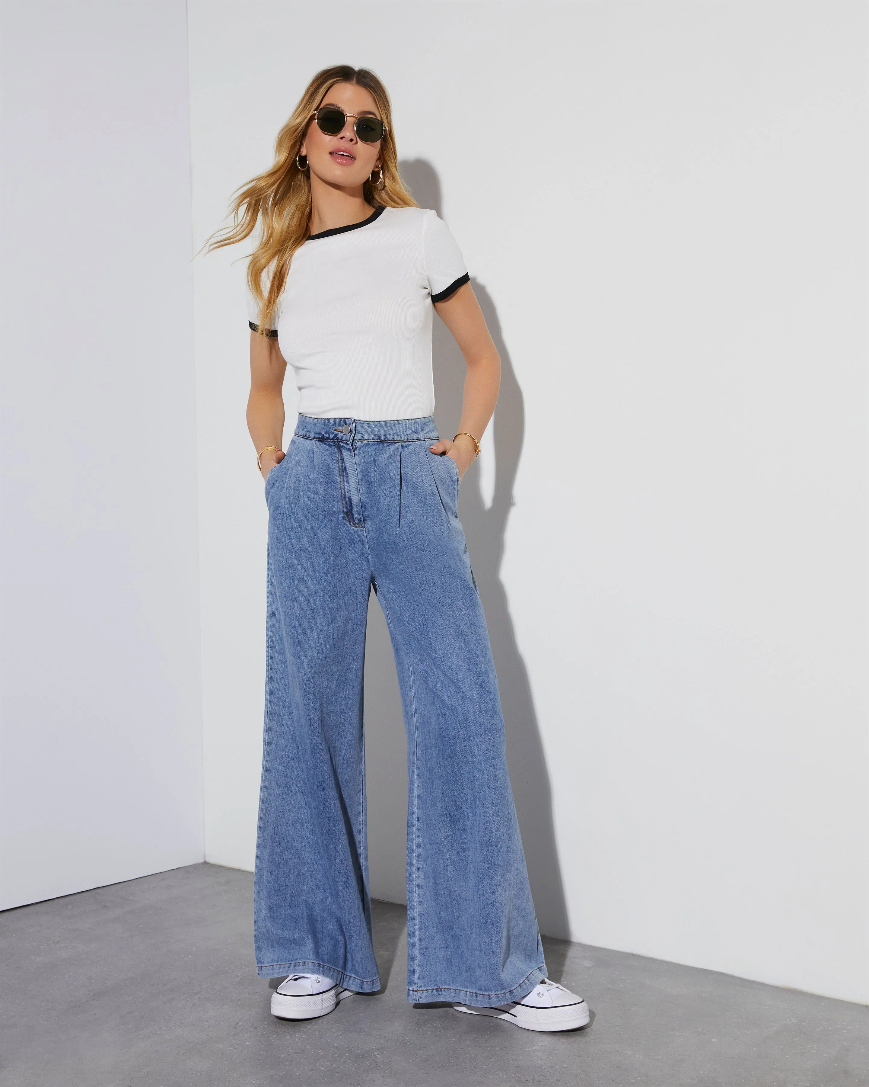Leia Wide Leg Pants sold by Vici product image thumbnail 2