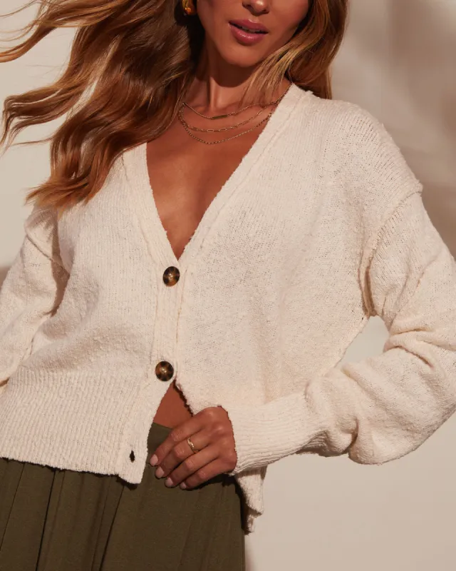 Dione Buttoned Cardigan sold by Vici