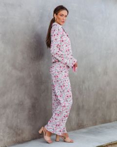 Rosaline Floral Plisse Wide Leg Pants - FINAL SALE sold by Vici
