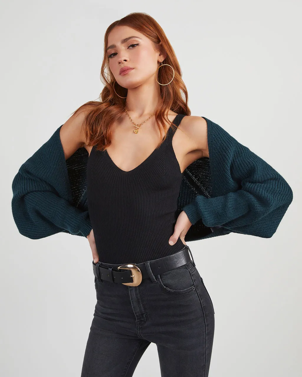 Lanelle Open Front Cardigan sold by Vici product image thumbnail 5