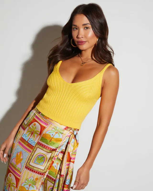 Chella Cotton Blend Crop Tank sold by Vici