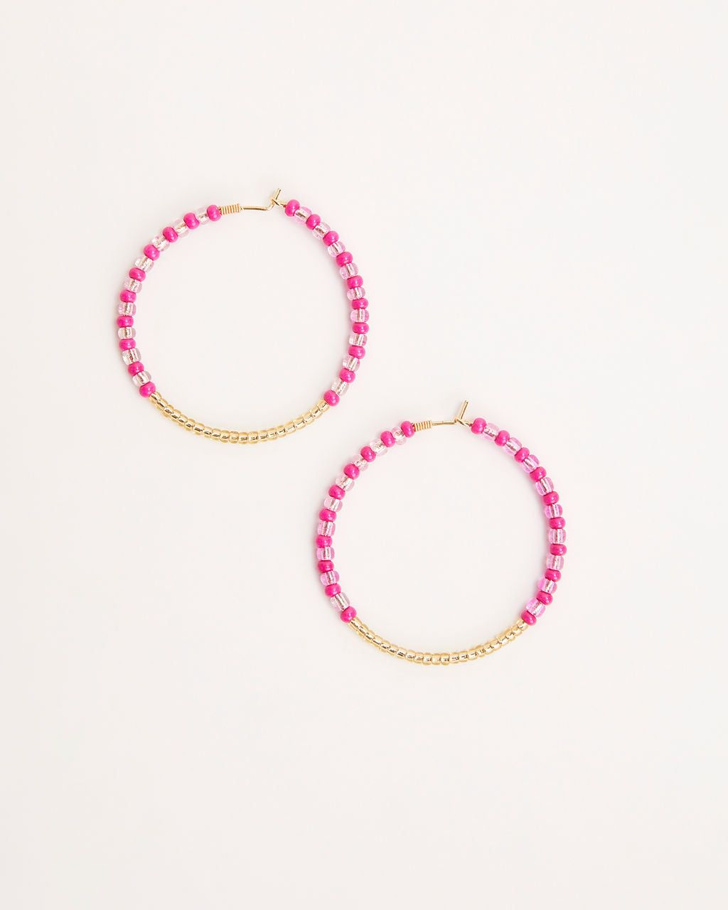 Orla Beaded Hoop Earrings sold by Vici product image thumbnail 2