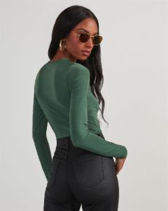 Kamara Cutout Twist Front Bodysuit sold by Vici