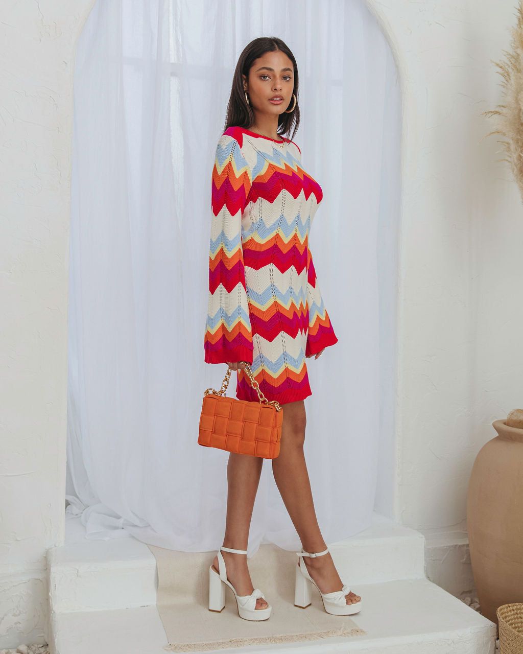 All About Marsha Knit Wide Sleeve Mini Dress - FINAL SALE sold by Vici product image thumbnail 5