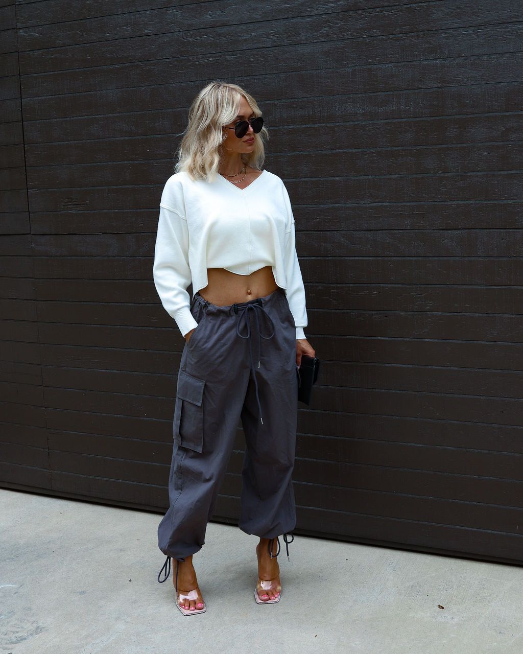 Cherilyn Premium V-Neck Sweater - White sold by Vici product image thumbnail 5