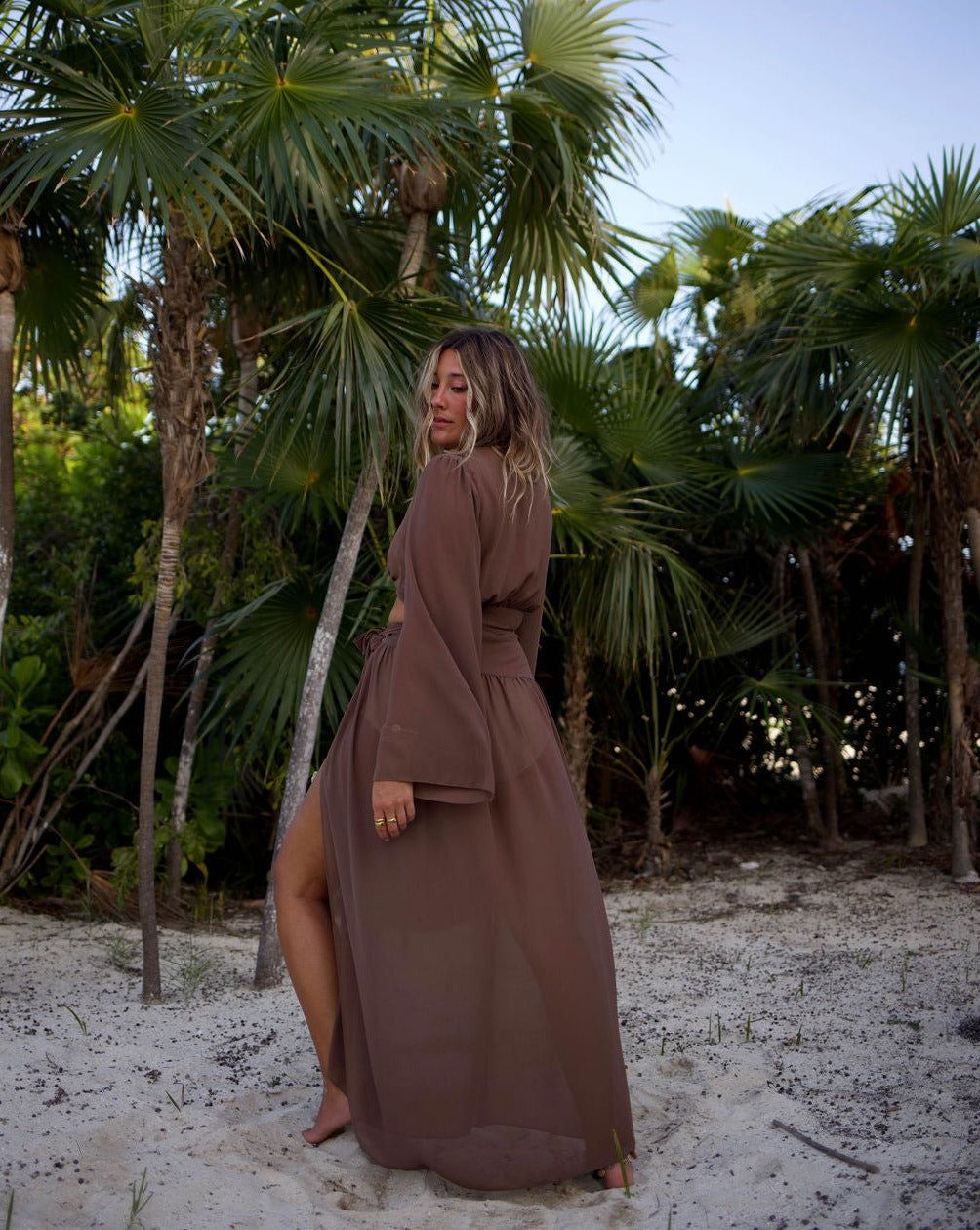 Island Time Cover Up Tie Top sold by Vici product image thumbnail 4