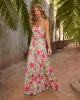 Emelia Floral Print Maxi Dress sold by Vici
