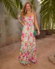 Emelia Floral Print Maxi Dress sold by Vici