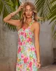 Emelia Floral Print Maxi Dress sold by Vici