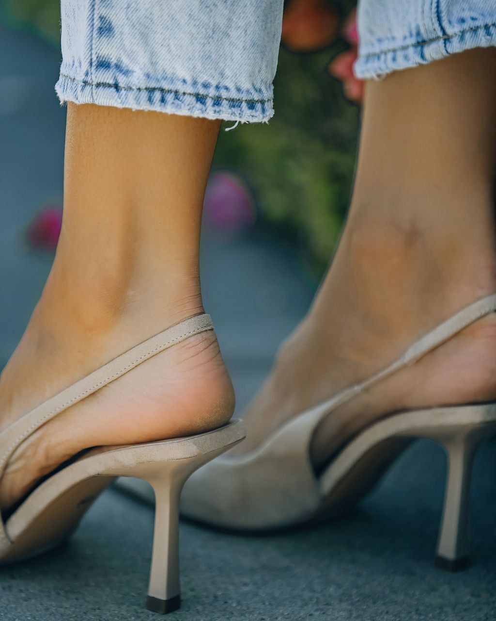 Fancy Faux Suede Pointed Kitten Heel - Beige - FINAL SALE sold by Vici product image thumbnail 8