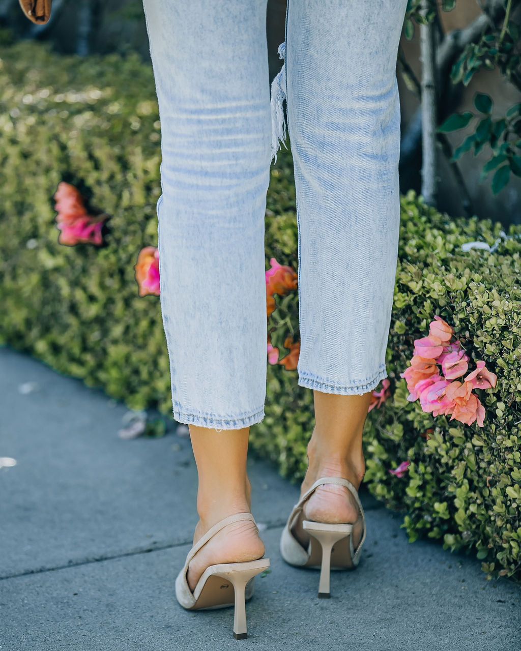 Fancy Faux Suede Pointed Kitten Heel - Beige - FINAL SALE sold by Vici product image thumbnail 11