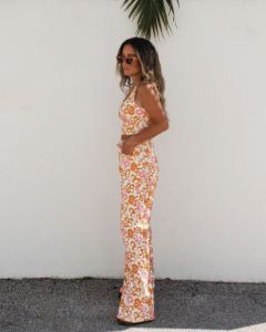 Like A Wildflower Cotton Blend Pocketed Pants - FINAL SALE sold by Vici