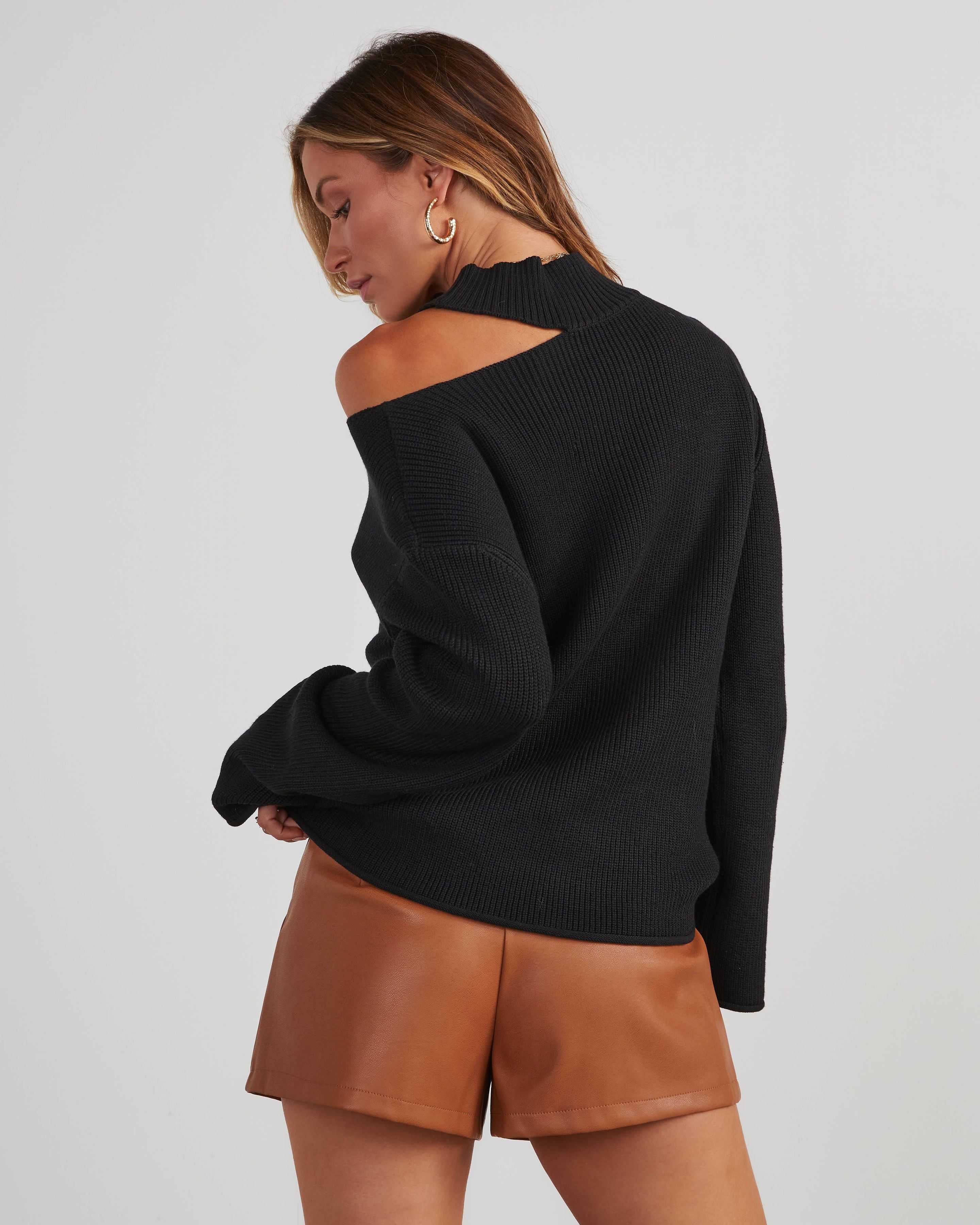 Indulgence Choker Cutout Sweater sold by Vici product image thumbnail 2