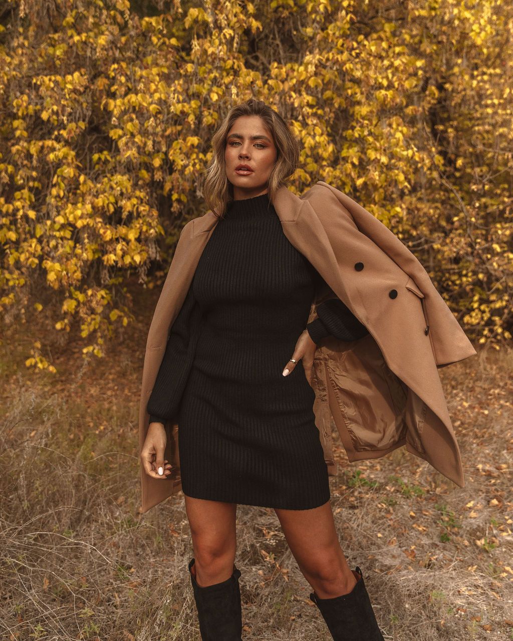 Elyanna Pocketed Coat - Camel - FINAL SALE sold by Vici product image thumbnail 8