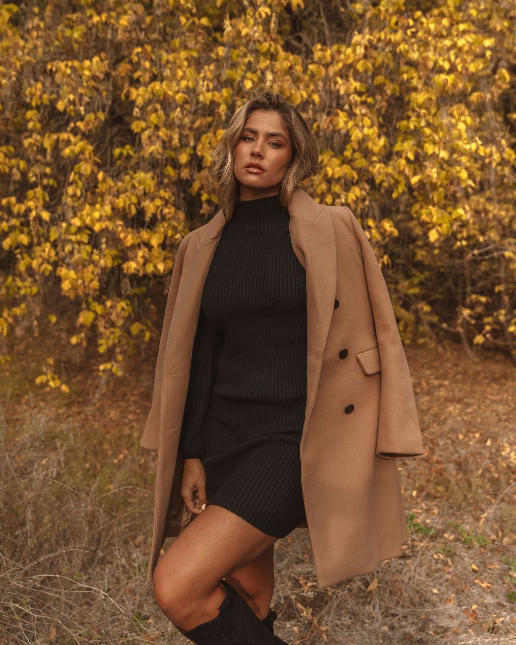 Elyanna Pocketed Coat - Camel - FINAL SALE sold by Vici product image thumbnail 5