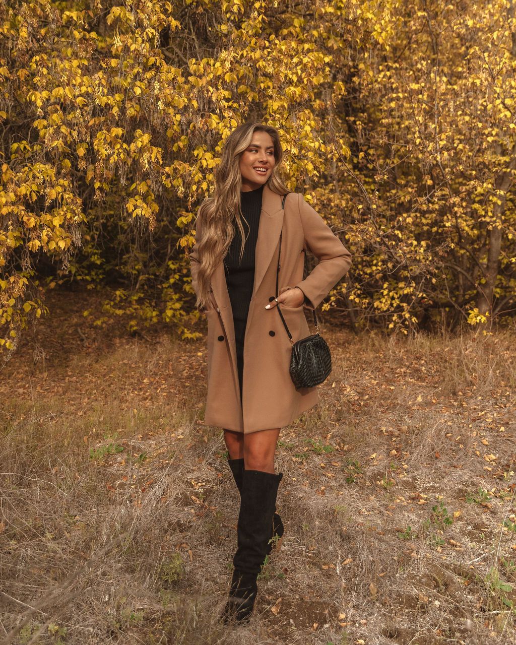 Elyanna Pocketed Coat - Camel - FINAL SALE sold by Vici product image thumbnail 10