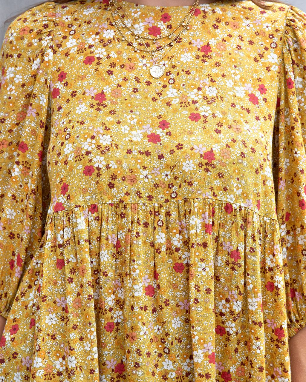 Orchard Adventures Floral Babydoll Top sold by Vici product image thumbnail 5