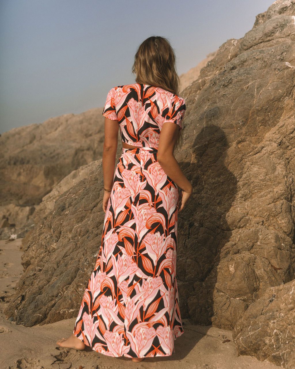 When Tulips Kiss Wrap Crop Top - FINAL SALE sold by Vici product image thumbnail 2