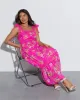 Mirabelle Tie Shoulder Floral Midi Dress sold by Vici