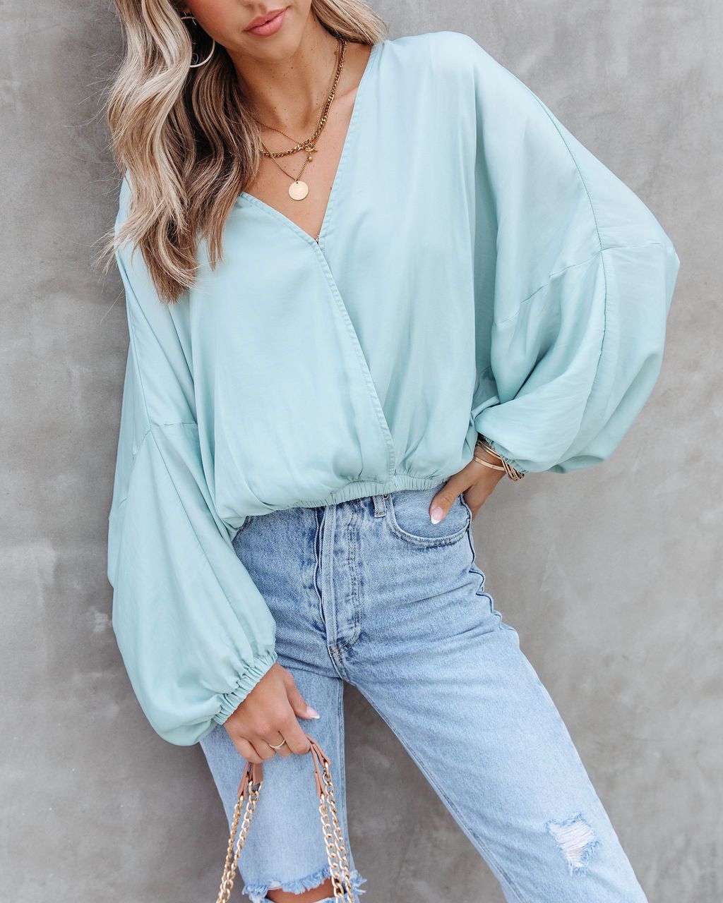 Sadaf Drape Top sold by Vici product image thumbnail 2