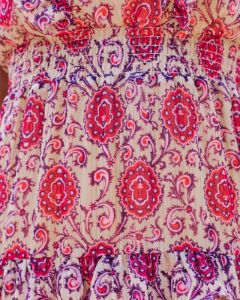 Soha Paisley Ruffle Tiered Maxi Dress - LAST CHANCE sold by Vici