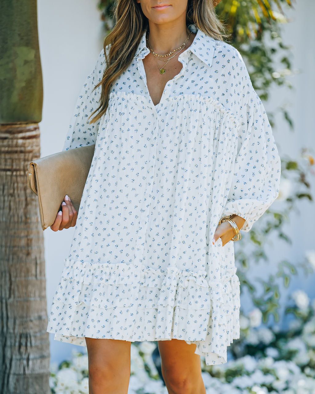 Good For You Cotton Pocketed Babydoll Dress - FINAL SALE sold by Vici product image thumbnail 9