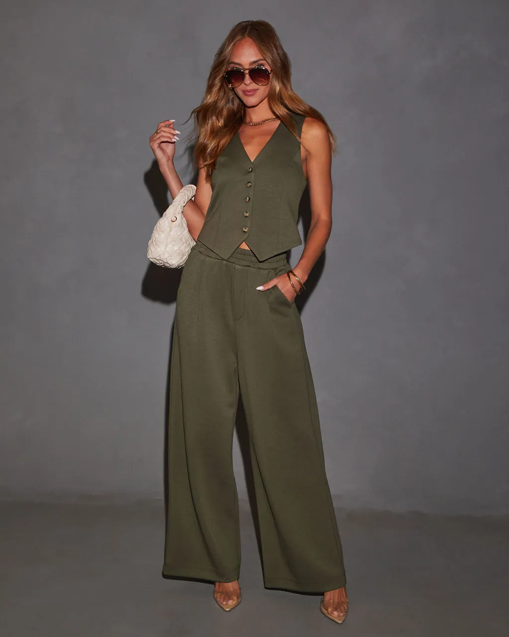 Sage High Rise Trouser Pants sold by Vici product image thumbnail 2