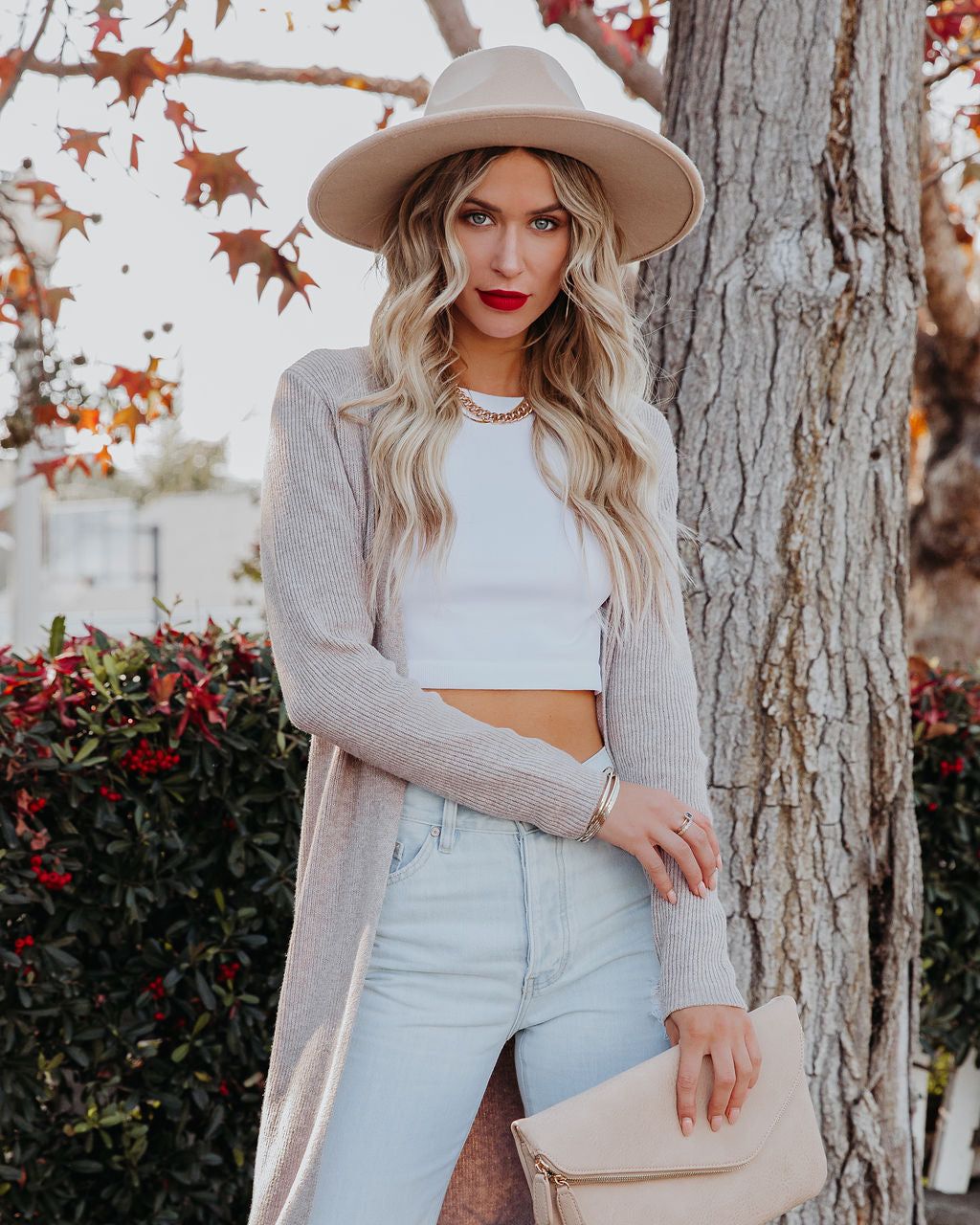 Erie Knit Duster Cardigan - Taupe - FINAL SALE sold by Vici product image thumbnail 10