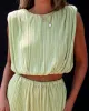 Resort Stay Plisse Sleeveless Top sold by Vici
