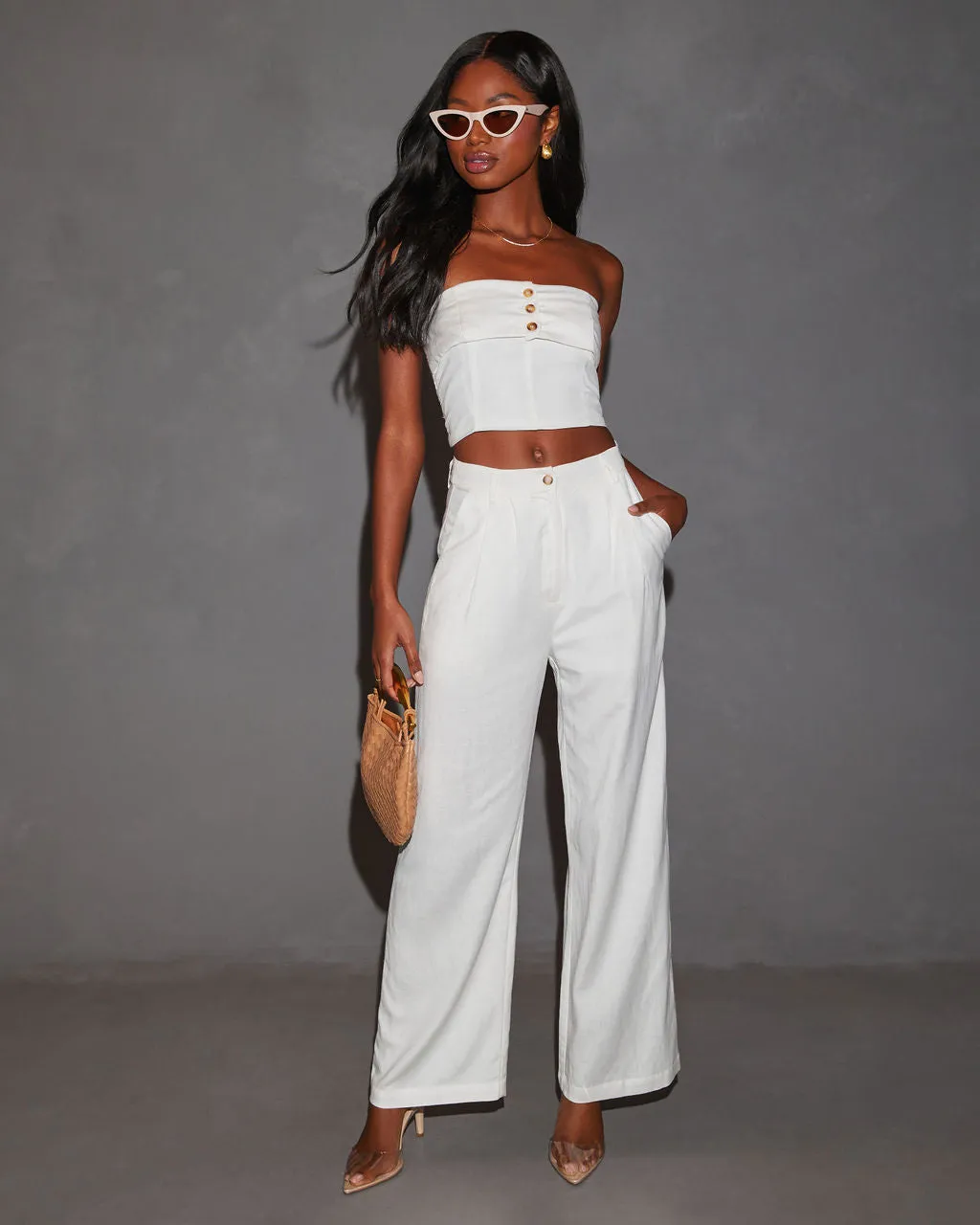 Maylen Strapless Crop Tube Top sold by Vici product image thumbnail 5