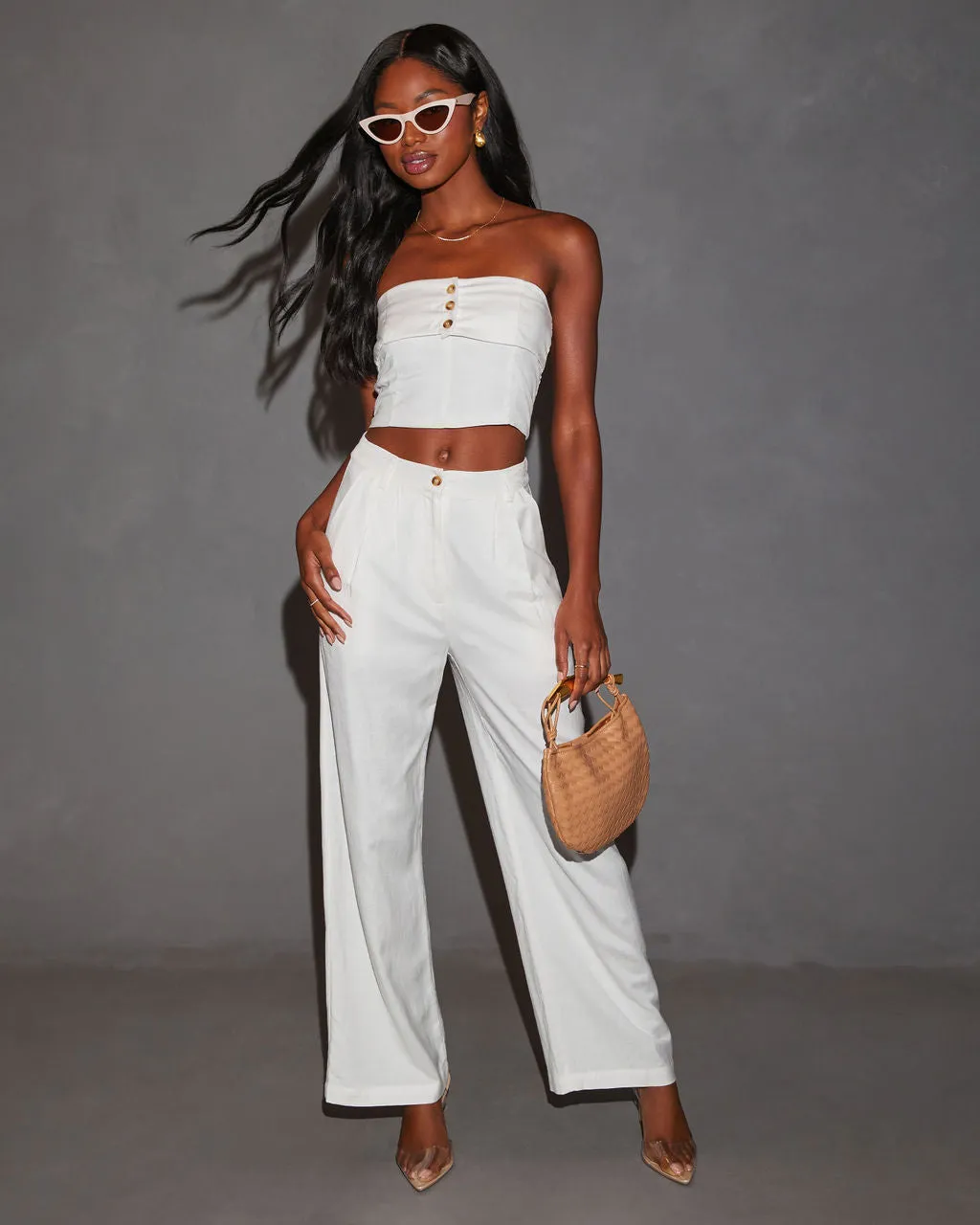 Maylen Strapless Crop Tube Top sold by Vici product image thumbnail 2