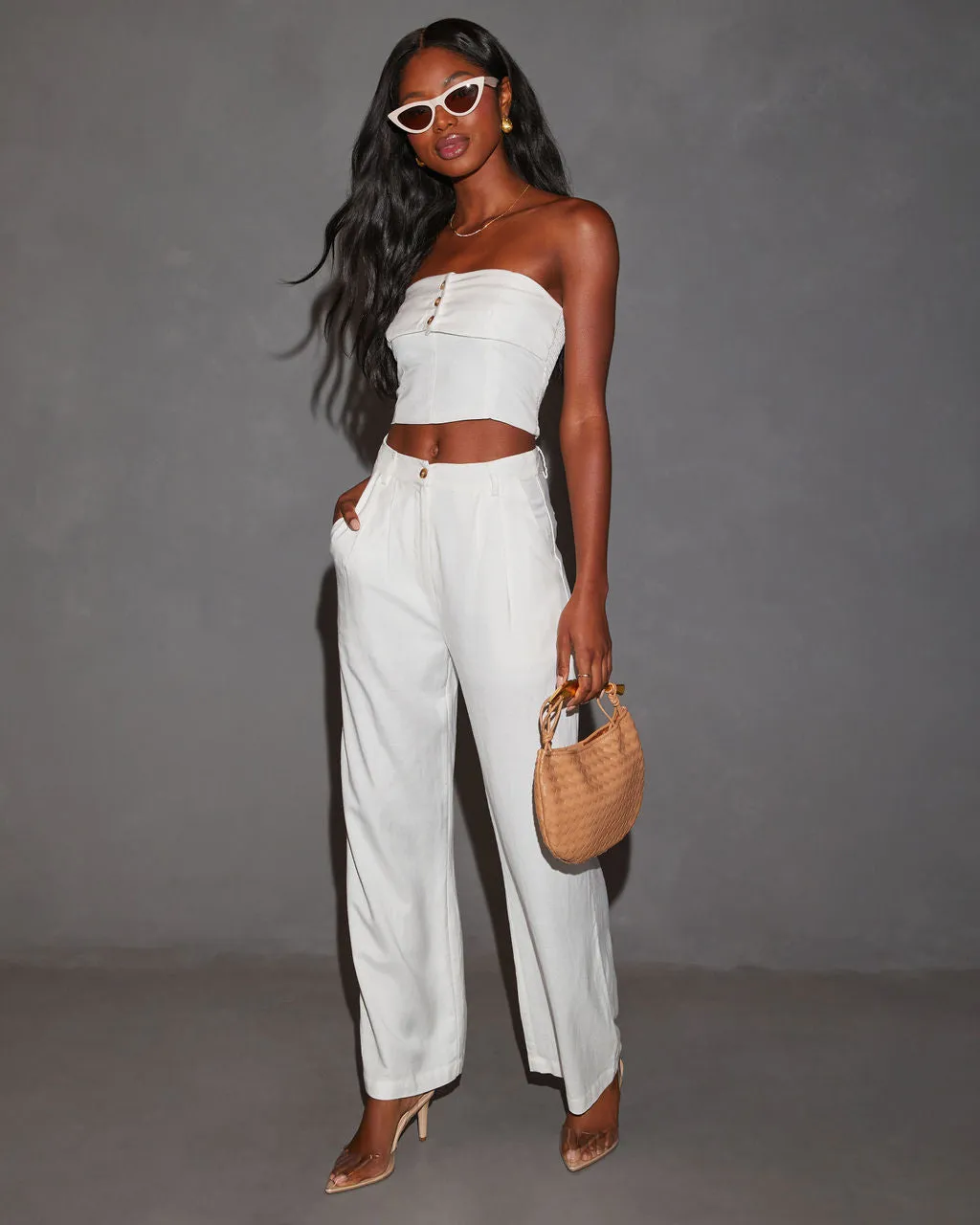 Maylen Strapless Crop Tube Top sold by Vici product image thumbnail 3