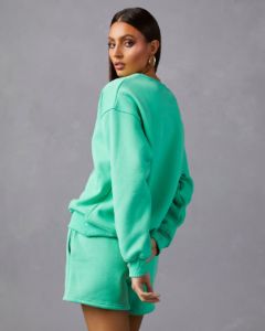 Malibu Athletics Crew Neck Pullover - Green - SALE sold by Vici