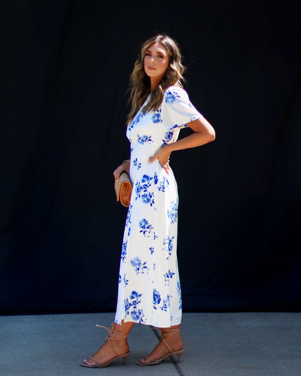 Coimbra Slit Midi Dress sold by Vici product image thumbnail 4