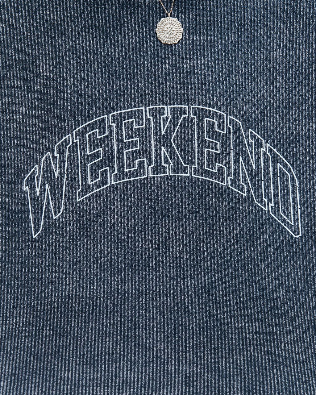 Worn Weekend Ribbed Cotton Pullover - FINAL SALE sold by Vici product image thumbnail 4
