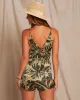 Palm Beach Printed Wrap Front Romper sold by Vici