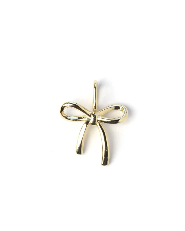 Elegant Bow 14k Plated Charm sold by Vici