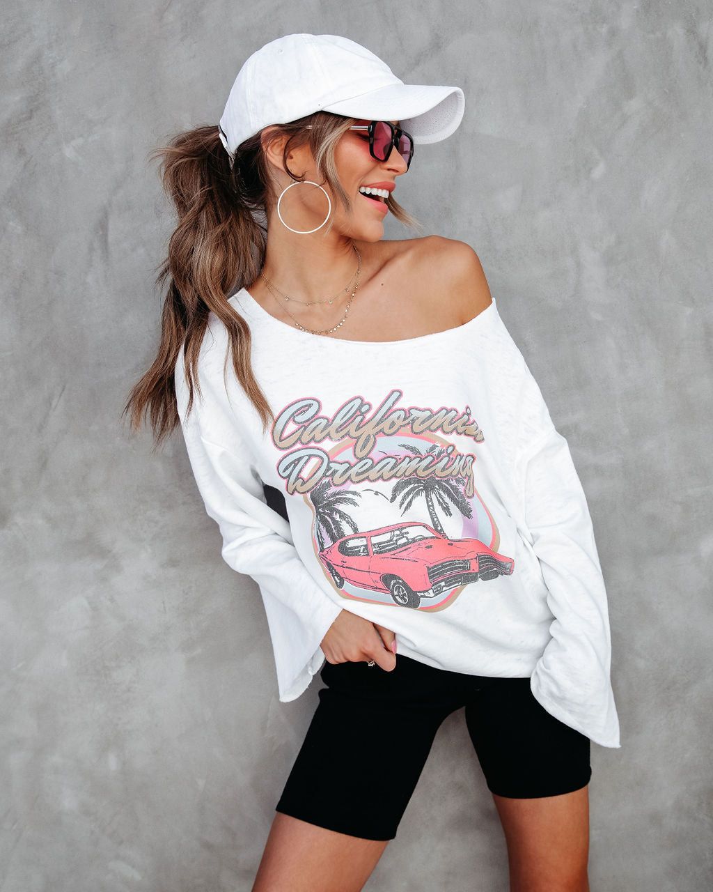 California Dreaming Vibes Bell Sleeve Top - FINAL SALE sold by Vici