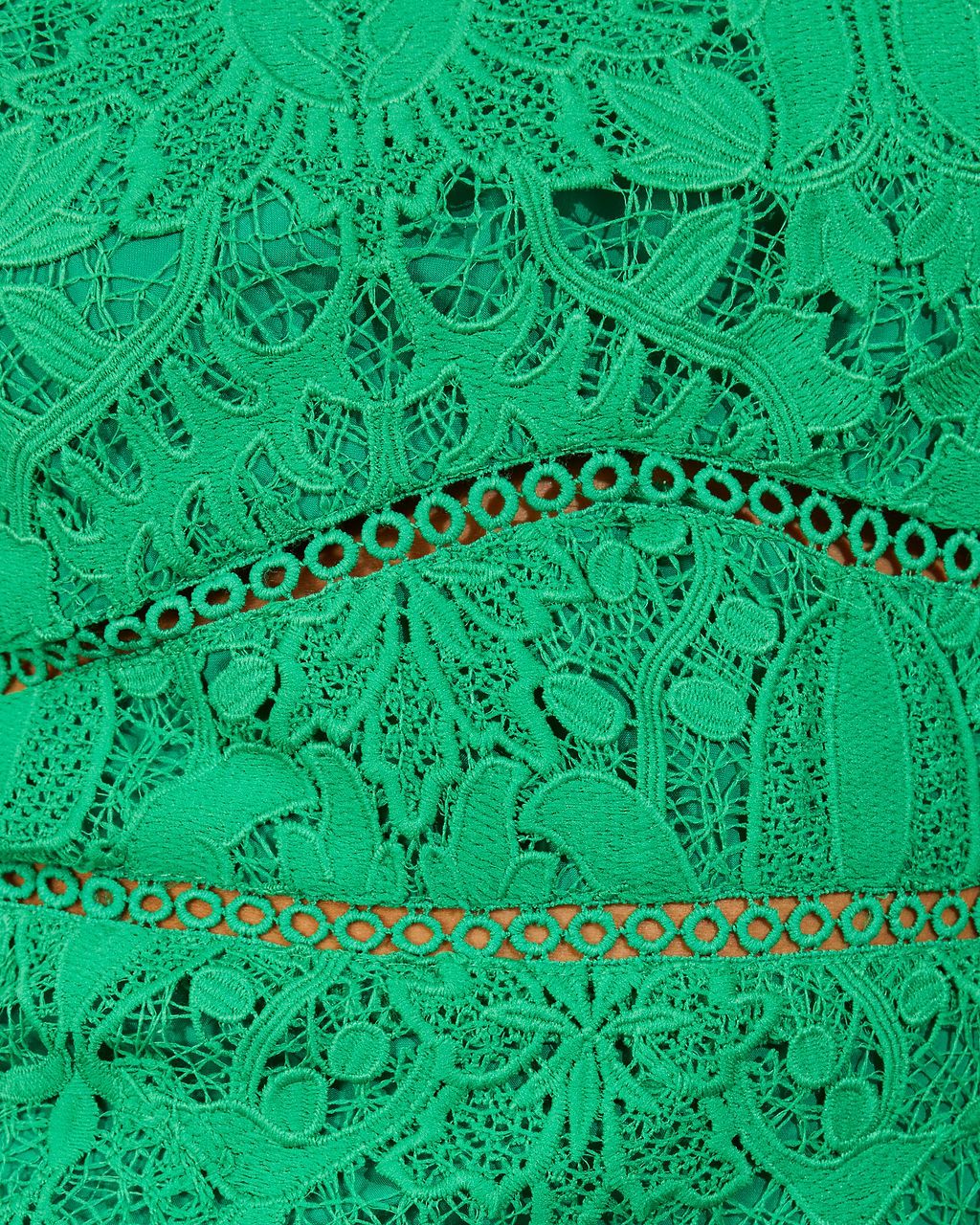 Rozena Allover Lace Midi Dress - Green - LAST CHANCE sold by Vici product image thumbnail 3