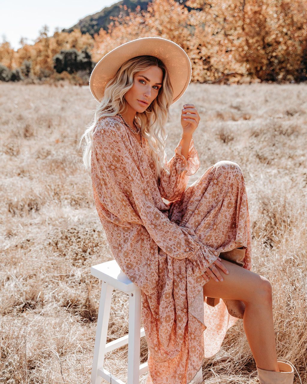 True Story Tiered Boho Maxi Dress - FINAL SALE sold by Vici
