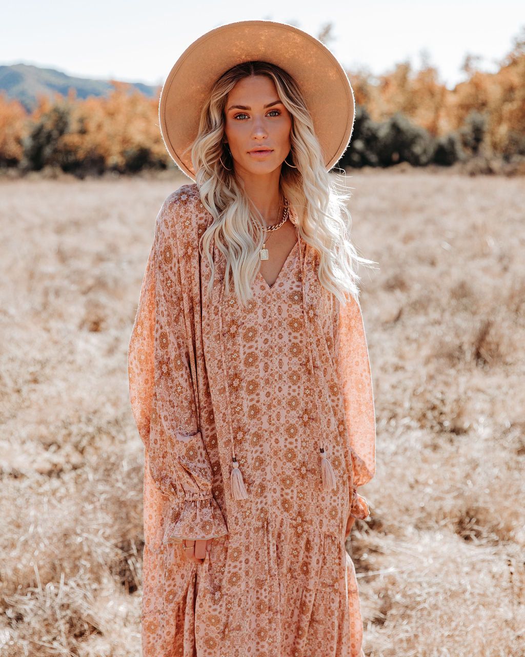 True Story Tiered Boho Maxi Dress - FINAL SALE sold by Vici product image thumbnail 11