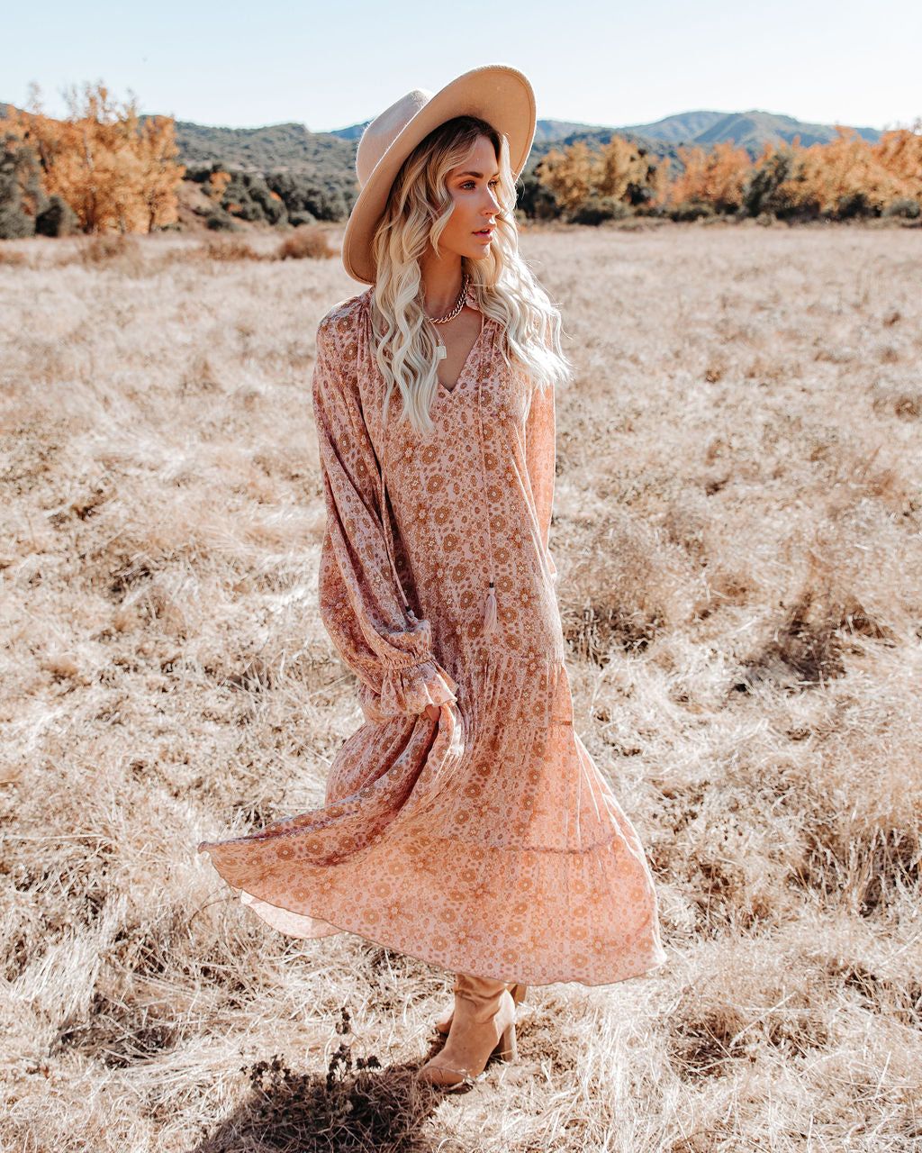True Story Tiered Boho Maxi Dress - FINAL SALE sold by Vici product image thumbnail 7