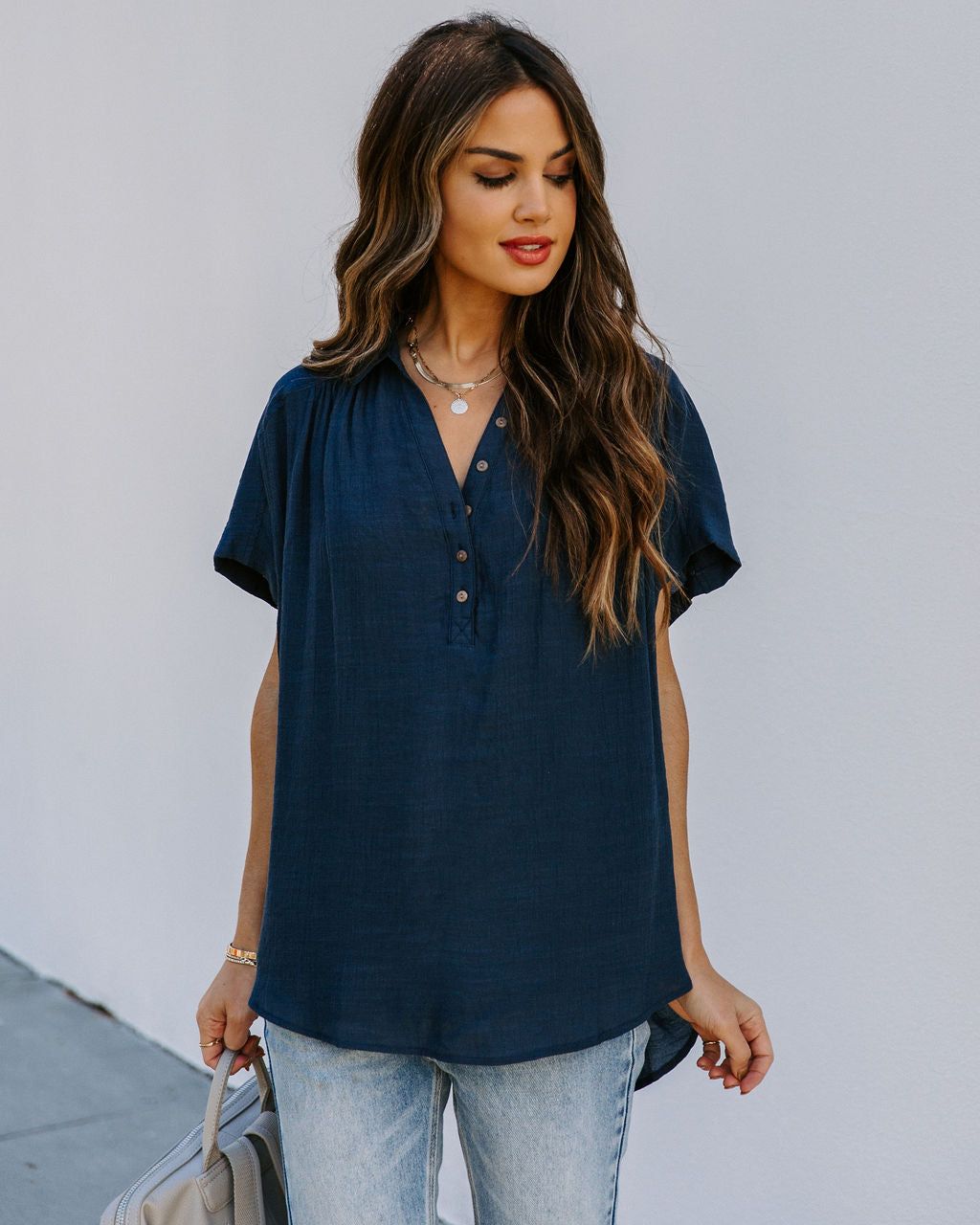 Chance Collared Woven Top sold by Vici product image thumbnail 10