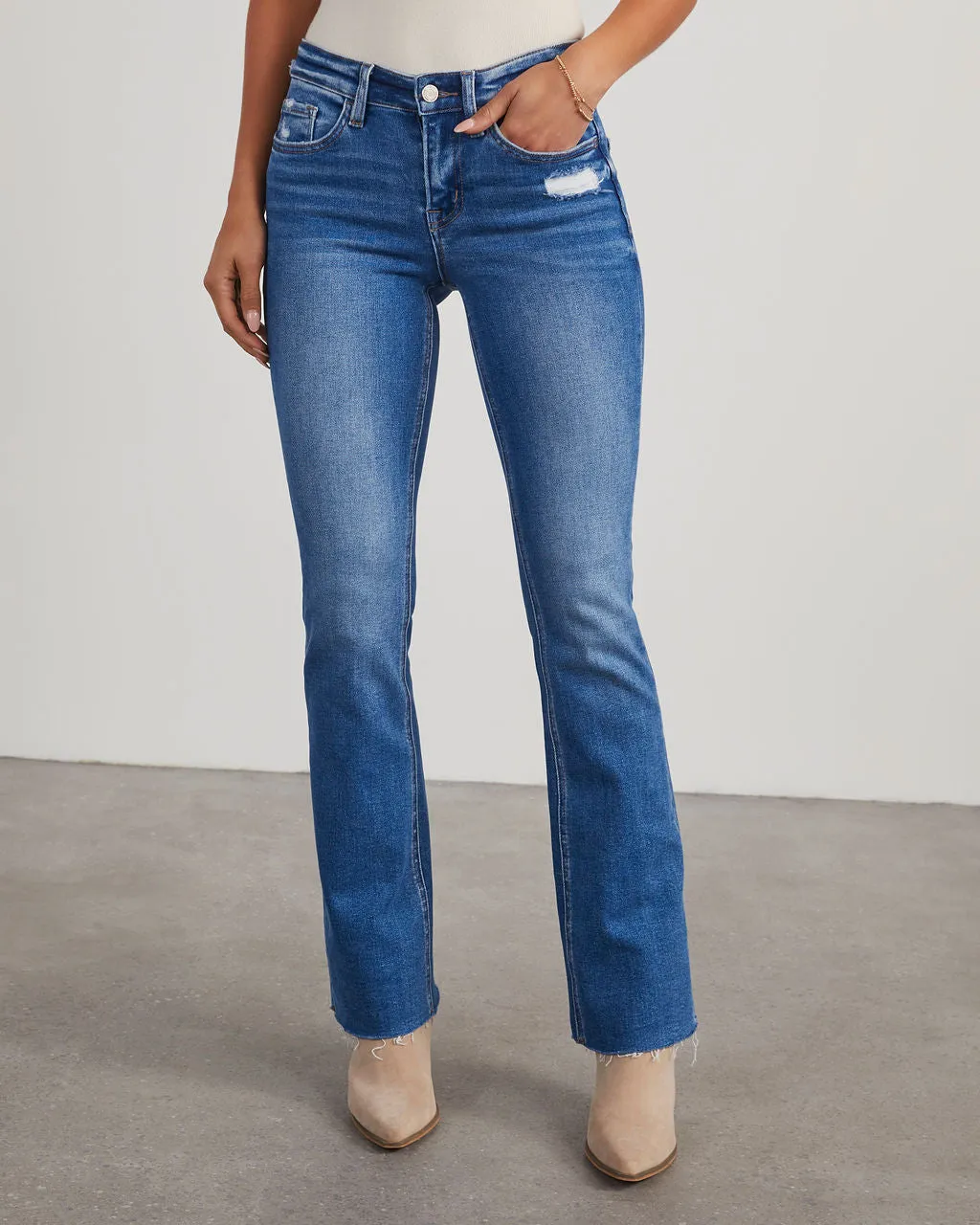 Kristi Mid Rise Bootcut Jeans sold by Vici product image thumbnail 2
