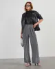 Meet And Greet Lurex Knit Trouser Pants sold by Vici